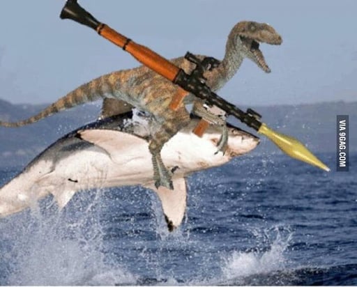 shark raptor rocket launcher logo