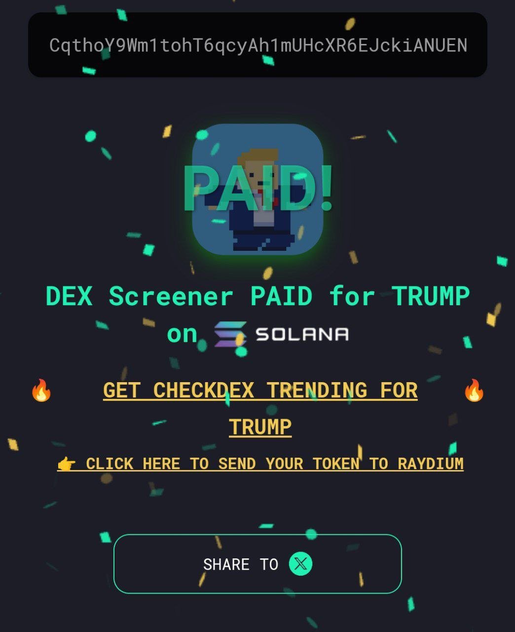 TRUMP UP (TRUMP) - Pump