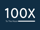 100X