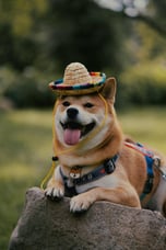 shiba wif hat