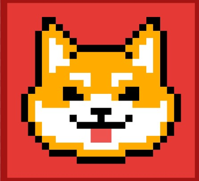 Pixeled Shiba