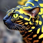 Rare Snake Cat