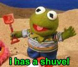 I has a Shuvel  Logo