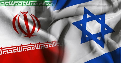 IRAN VS ISRAEL logo