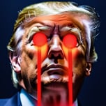 TRUMP WITH LASERS