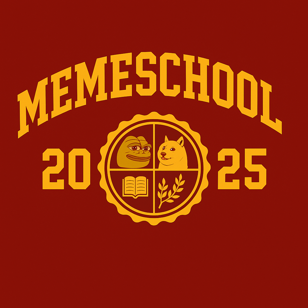 The First Memeschool Community Logo