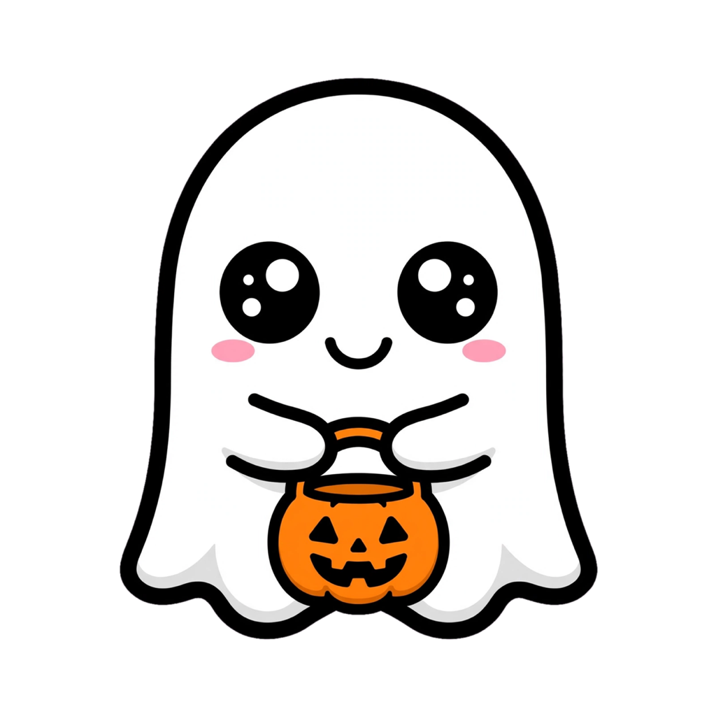 The Trick-or-Treat Ghost  logo