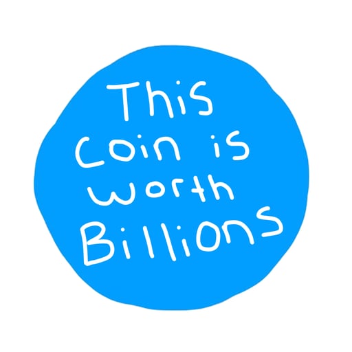 fake it till you make it coin logo
