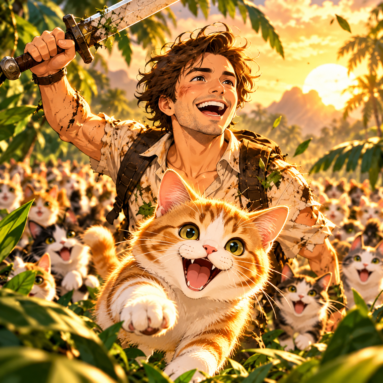 Cat Jungle Survivor logo
